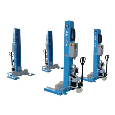 Atlas 44,000 lb. Capacity Single Phase Hydraulic Mobile, 4-Columns