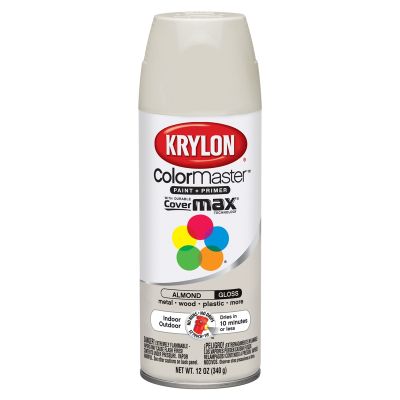 Krylon Colormaster Paint; Almond; 12 oz. Aerosol