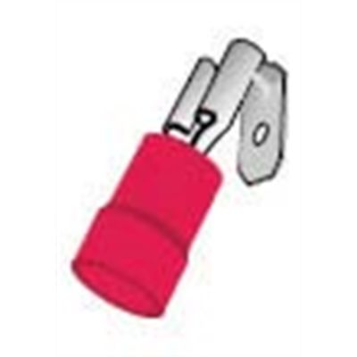 Piggyback Terminals Quick Disconnect Red Nylon (22-18) (100/Bag)