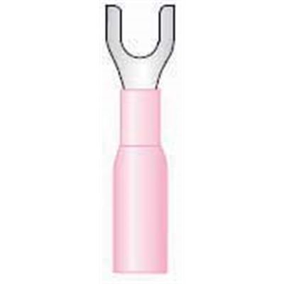#6 Heat Shrink Red Spade Not Brazed (22-18) (100/Bag)