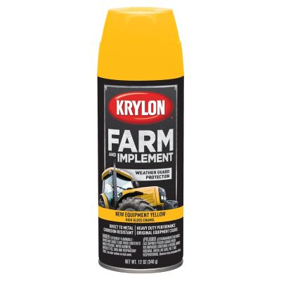 Krylon Farm/Implement; New Equipment Yellow; 12 oz. Aerosol