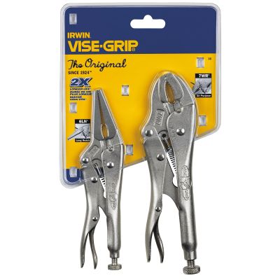 Vise-Grip 2-Piece Original Locking Pliers with Wire Cutter Set
