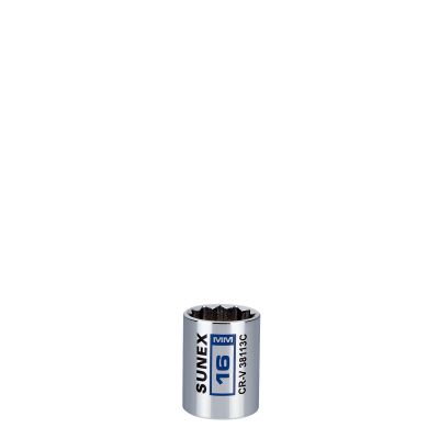 Sunex Tools 16 mm Chrome Socket 12-Point