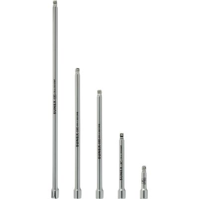 Sunex Tools 5-Piece 3/8 in. Drive Wobble Extension Bar Set