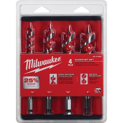 Spur Auger Bit 6-1/2" Set - 4PC