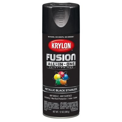Metallic Black Stainless; 12 oz. Aerosol
