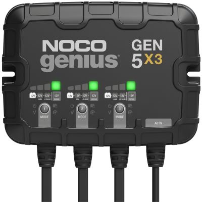 3-Bank 15A Onboard Battery Charger