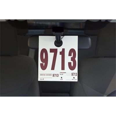 Petoskey Plastics 9,000-9,999 Dispatch Numbers, Dual Sided Heavy Cardstock