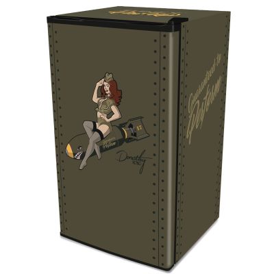 Sunex Tools Pinup Series, Dorothy Mini Refrigerator, 3.2 cu-ft.