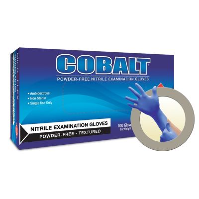 GLOVE COBALT N19 NITRILE XS 100PK