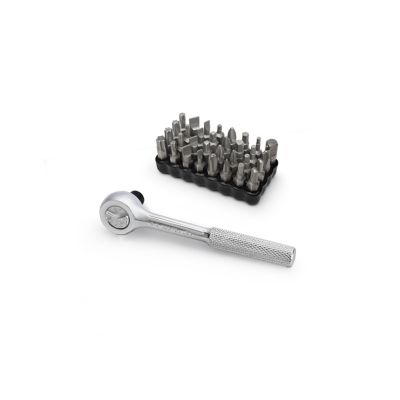 Bit Ratchet w/ 32 Piece Piece Bit Set