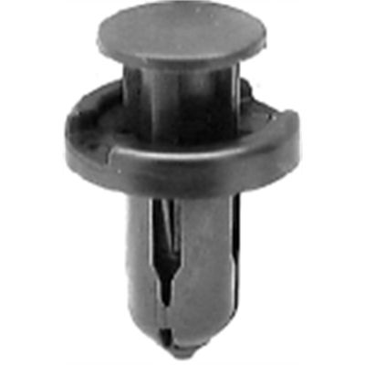 Black Nylon Push - Type Retainer for Acura & Honda '96 - On, Fits 10mm Hole, Head Diameter: 20mm