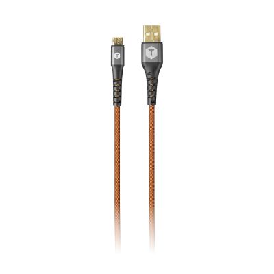 8' PRO Armor Weave Micro USB Cable w/ Slim Tip
