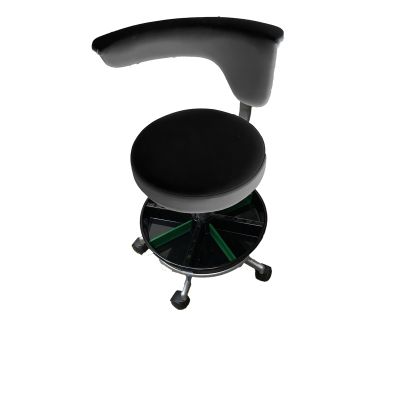 Mechanics Stool w/ Swing-Arm Armrest; 300 lb. Capacity