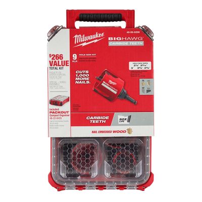 Milwaukee 9-Piece Hole Saw Kit