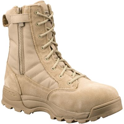 Original S.W.A.T. Classic 9 in. CST (Steel-Toe) Side-Zip, Tactical Tan Boots, Size 13.0W Wide