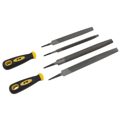 Performance Tool File 6-Piece Set (4 Files and 2 Handles)