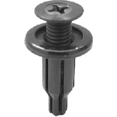 Black Nylon Push - Type Bumper Retainer for Honda '90 - On (100/Bag)
