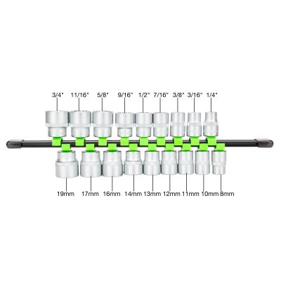 OEMTOOLS 18-Piece Bolt Ext Socket Set