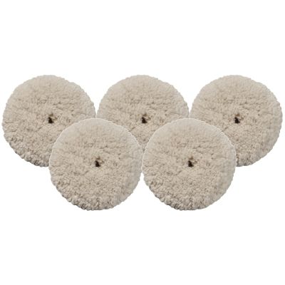 Milwaukee 5-Pack of 3 in. Blended Wool Cutting Pad