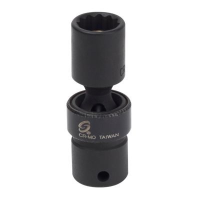 Sunex Tools 1/4 in. Drive 12-Point 8 mm Magnetic Universal Impact Socket