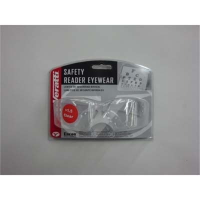 Safety Glasses - Veratti 2000 Readers Clear Lens, Enfog Diopter +1.5