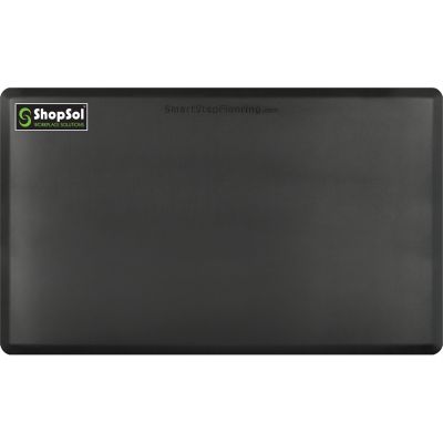 LDS Anti-Fatigue Mat Supreme 5 ft. x 3 ft., Black, 53SSBLK