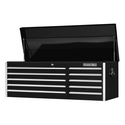 56 in. 10-Drawer Professional Tool Chest, Black