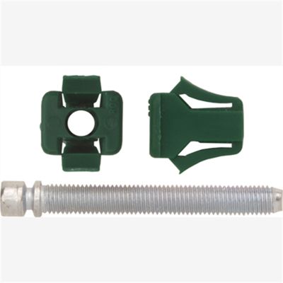 Headlight Adj. Screw Green Nylon Nut 1/4-28 X 2", Size: 1/4-28", Size: 2", Qty: 100, Other: 36527