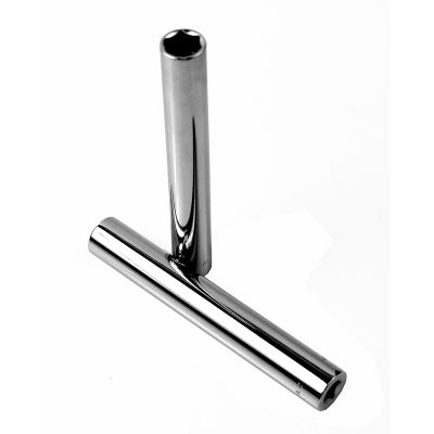2 pc. 1/4" Drive 6-Point Metric Extra Deep Chrome Socket Set
