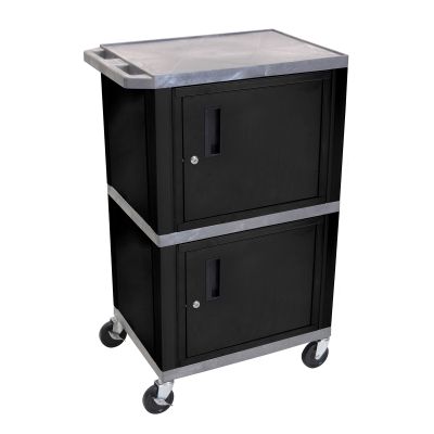42" Tuffy Audio-Visual Double Cabinet - 200 lb. Capacity