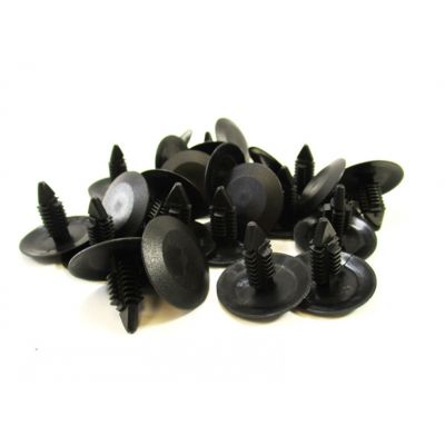 Black Nylon Door Trim Panel Retainer 1975-On (25/Bag)