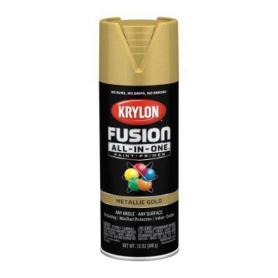 Krylon Fusion All-In-One Paint + Primer, Metallic Gold