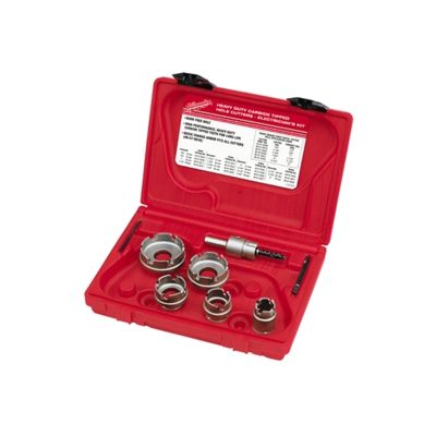 Milwaukee 7-Piece Carbide Cutter Sheet Metal Electrician's Kit
