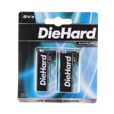 Batteries 2 Pack Diehard 9V