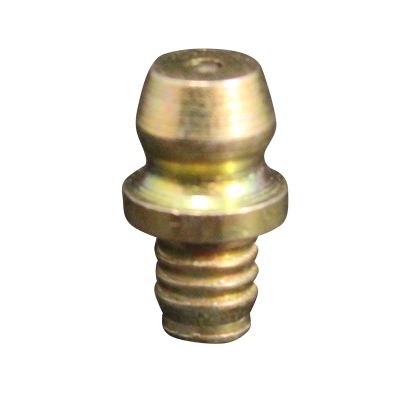 Grease Fitting Drive Fit Straight, for 3/16" Drill Hole, 5-pk
