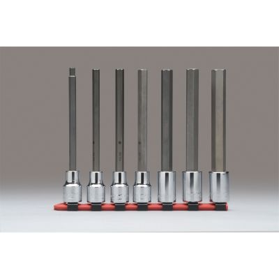 3/8"Dr Long HexBit Skt Set  7P