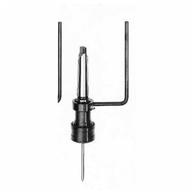 Milwaukee #3 Morse Taper to Quick Change Steel Hawg Cutter Arbor