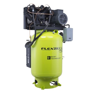 Air Compressor 10HP, 120 GAL, 3 PH, 208V, Vertical