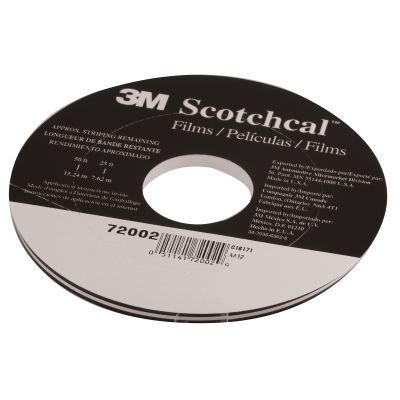 3M Scotchcal Striping Tape, Black, 3/16" x 150' (2 Rolls per Pack)