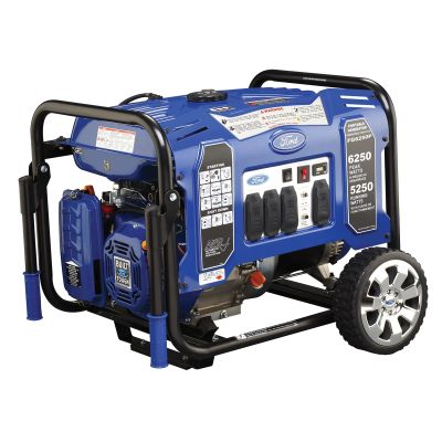 Pulsar Ford 'M' Frame Gasoline Powered Recoil Start Portable Generator 6250/5250 Watt with 420 cc Ducar Engine