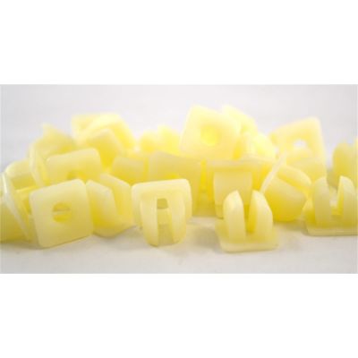 Natural Nylon Side Marker Light Nut 8 Screw Size (Bag 100)
