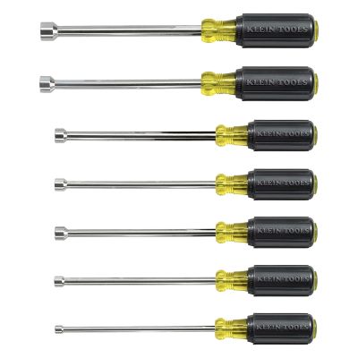 7-Piece Cushion-Grip Nut Driver Set  6"-Shanks