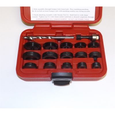 Bumper Hole Punch for parking sensors