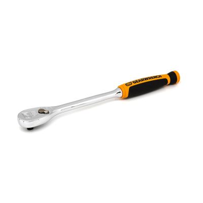 1/4" Drive 90T Cushion Grip Long Handle Ratchet