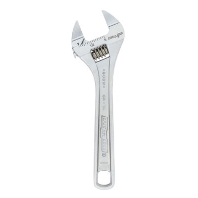 CHANNELLOCK 6 in. Xtra Slim Jaw Adjustable Wrench Chrome