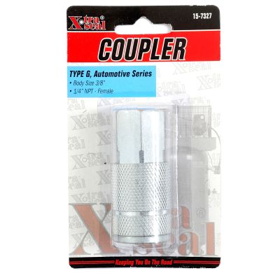 3/8" TRUFLATE "G" COUPLER, 1/4" FPT