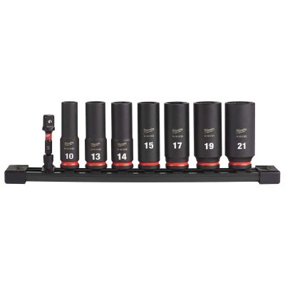8PC SHOCKWAVE Impact Duty? 3/8" Drive Metric Deep 6 Point Socket Set