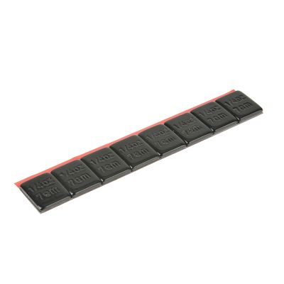Wheel Weight Adhasive 14308B, 1/4 oz., Black Plastic Coated (240 Total Segments)