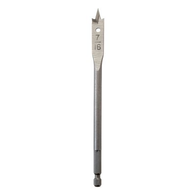 Flat Boring Bit 7/16" x 6"
